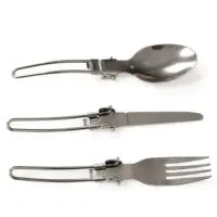 სალაშქრო ნაკრები (კოვზი, დანა, ჩანგალი,ჭურჭელი) - Image 12