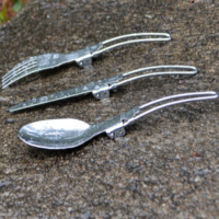 სალაშქრო ნაკრები (კოვზი, დანა, ჩანგალი,ჭურჭელი) - Image 13