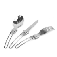 სალაშქრო ნაკრები (კოვზი, დანა, ჩანგალი,ჭურჭელი) - Image 4