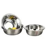 hiking Bowl/Stainless Steel Jam Diameter 25-27cm Camping/Military Picnic Salad Plate You Sent/Hiking Jam, Plate (Dishes)/Hiking Jam, Plate (Dishes)