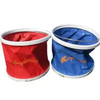 პორტატული დასაკეცი წყლის თაიგული/ვედრო/გარე კემპინგის,მანქანის აქსესუარები, მანქანის რეცხვის, თევზაობისა და ლაშქრობისთვის მარტივი მგზავრობისა და დამუშავებისთვის