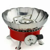 ტურისტული გაზქურა ლოტოსი (სალაშქრო გაზი, კემპინგ გაზი) მოჰყვება გაზის ბალონი KOVEA KGF-0220 თვითანთებადი ქარდამცავით - Image 4