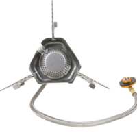 Горелка туристическая складная со шлангом и пьезоподжигом Ветрозащитная кемпинговая — изображение 5