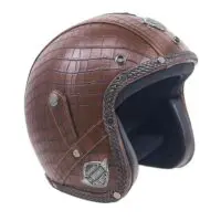 ტყავის მოტო ჩაფხუტი/სკუტერი ვინტაჟური მოტო ჩაფხუტი/ჩაფხუტები - Image 19