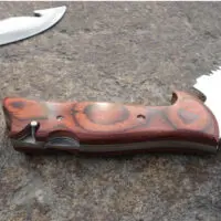 დანა (პირებით)/ტურისტული "გზამკვლევი" კომპლექტი, ხერხი, ნაჯახი, დანა, ყუთი - Image 8