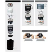 მრავალფუნქციური პორტატული გაზქურის თავი და მოსამზადებელი კონტეინერი KOVEA ALPINE POT WIDE KB-0703W (ჭურჭელი) - Image 21