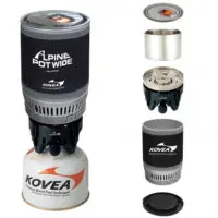 მრავალფუნქციური პორტატული გაზქურის თავი და მოსამზადებელი კონტეინერი KOVEA ALPINE POT WIDE KB-0703W (ჭურჭელი) - Image 24