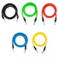 ფიტნეს ჟგუტის 5 ცალიანი კომკპლექტი(ფიტნეს სპორტული რეზინა, ჟგუტი წელვადი, მინი ტრენაჟორი,ფიტნესი) - Image 5