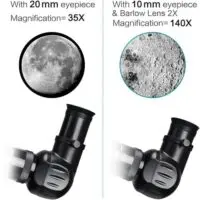 GALT70060 Moutec Telescope/refracting telescope/with phone adapter and moon filter for studying the moon and planets (telescopes) - Image 5