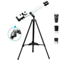 GALT70060 Moutec Telescope/refracting telescope/with phone adapter and moon filter for studying the moon and planets (telescopes) - Image 2