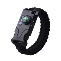 SOS ლაზერის დახმარება სალაშქრო მულტიფუნქციური პარაკორდის სამაჯური (კომპასი,მანათობელი,ინფრარედი,ლაზერი,უნივერსალური პარაკორდის თოკი,ლაშქრობა) - Image 6