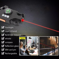 SOS ლაზერის დახმარება სალაშქრო მულტიფუნქციური პარაკორდის სამაჯური (კომპასი,მანათობელი,ინფრარედი,ლაზერი,უნივერსალური პარაკორდის თოკი,ლაშქრობა) - Image 12