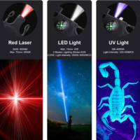 SOS ლაზერის დახმარება სალაშქრო მულტიფუნქციური პარაკორდის სამაჯური (კომპასი,მანათობელი,ინფრარედი,ლაზერი,უნივერსალური პარაკორდის თოკი,ლაშქრობა) - Image 10