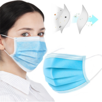 Одноразовая маска с фильтром 3-слойная маска для лица с ушной петлей 50 штук — изображение 2