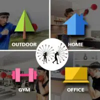 Speed ball/boxing reflex ball/set of punching balls (Punching bag with ball for training (reactions for boxing), 3 difficulty levels boxing training ball with headband, ideal for reaction, hand-eye coordination training - Image 9