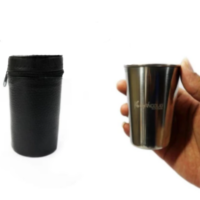 ჭიქა/უჟანგავი ჭიქების ნაკრები chanodug (4 ცალი ჭიქა) - Image 3