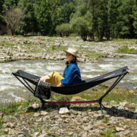 Складной гамак с железной конструкцией/складной гамак кемпинг кроватка складная кровать Naturehike — изображение 5