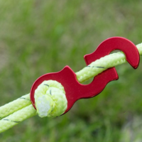 კარვის თოკი ალუმინის კაუჭებით Naturehike NH15aA004-A (4 ცალი ალუმინის კარვის თოკის კაჭი, 12მ თოკი,კემპინგ კარვის აქსესუარები) - Image 8