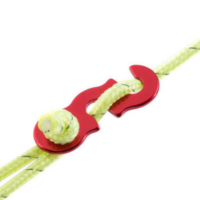 კარვის თოკი ალუმინის კაუჭებით Naturehike NH15aA004-A (4 ცალი ალუმინის კარვის თოკის კაჭი, 12მ თოკი,კემპინგ კარვის აქსესუარები)