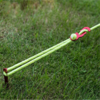 კარვის თოკი ალუმინის კაუჭებით Naturehike NH15aA004-A (4 ცალი ალუმინის კარვის თოკის კაჭი, 12მ თოკი,კემპინგ კარვის აქსესუარები) - Image 7