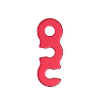 კარვის თოკი ალუმინის კაუჭებით Naturehike NH15aA004-A (4 ცალი ალუმინის კარვის თოკის კაჭი, 12მ თოკი,კემპინგ კარვის აქსესუარები) - Image 5