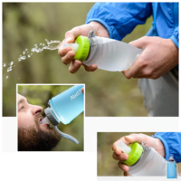 TUP ანტიბაქტერიული  სილიკონის წყლის/სპორტული ბოთლი 750მლ Naturehike - Image 4