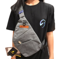 მხრის ჩანთა /ჩანთა ფიტნეს ჩანთა/სპორტული და დასასვენებელი ზურგჩანთა მხრის ჩანთა გულმკერდის ჩანთა საფულის ბარათის პაკეტი ციფრული ელექტრონული შესანახი ჩანთა - Image 12