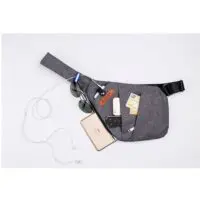 მხრის ჩანთა /ჩანთა ფიტნეს ჩანთა/სპორტული და დასასვენებელი ზურგჩანთა მხრის ჩანთა გულმკერდის ჩანთა საფულის ბარათის პაკეტი ციფრული ელექტრონული შესანახი ჩანთა - Image 6