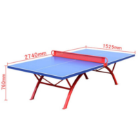 Теннисный стол/Настольный теннис SMC Столы для настольного тенниса  теннисный стол для пинг-понга для школ для  общественных  ьест в открытых прострпнствах — изображение 4