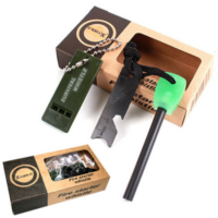 Магниевый стержень/огниво из кремневого камня  для выживания спасательный свисток — изображение 2