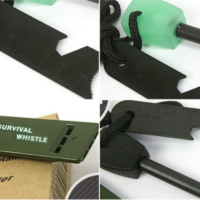 Магниевый стержень/огниво из кремневого камня  для выживания спасательный свисток — изображение 8