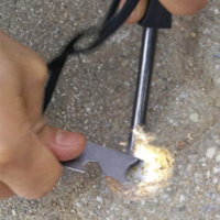 Магниевый стержень/огниво из кремневого камня  для выживания спасательный свисток — изображение 5