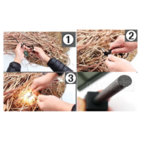 Магниевый стержень/огниво из кремневого камня  для выживания спасательный свисток — изображение 9