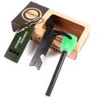 Магниевый стержень/огниво из кремневого камня  для выживания спасательный свисток — изображение 3