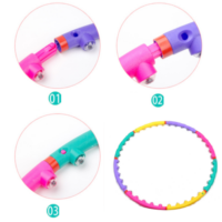 Hula Hoop 96 cm /Magnetic massage hoop with balls, slimming massager - Image 6