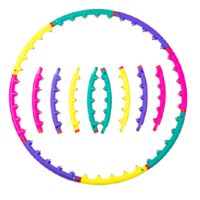 Hula Hoop 96 cm /Magnetic massage hoop with balls, slimming massager - Image 2
