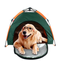 Автоматическая складная палатка для кошек и собак  палатка для домашних животных непромокаемая солнцезащитная портативная конура для домашних животных, автомобильная