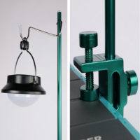 Кронштейн для кемпинга, портативный крючок из алюминиевого сплава,  для кемпинга, навеса для кемпинга,  для лагеря/Складной держатель для фонарика для походов и пикника, крепление для палки — изображение 5