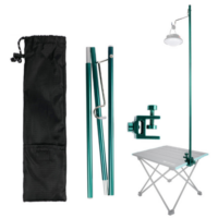 Кронштейн для кемпинга, портативный крючок из алюминиевого сплава,  для кемпинга, навеса для кемпинга,  для лагеря/Складной держатель для фонарика для походов и пикника, крепление для палки