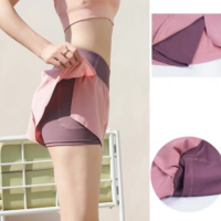 ქალის ორმაგი ფიტნეს შორტი, სპორტული შორტები, სავარჯიშო შორტი Under armour - Image 7