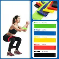 Набор разноцветных спортивных резинок для занятий фитнесом — изображение 2