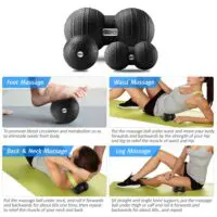 U-POWEX მასაჟორი ბურთები შეკვრა 3 ცალი სარეაბილიტაციო  – რბილი, სილიკონის ბურთი ფიტნესისა და იოგისათვის - Image 5