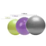 ბურთი 20-30 სმ პილატესის იოგისთვის /ფიტნეს სავარჯიშო ბურთები U-POWEX