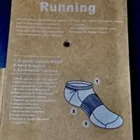 წინდა Patagonia Organic Cotton Ankle წინდები ზომა L(39-44) სპორტისთვის, სირბილისთვის და ყოველდღიური გამოყენებისთვის - Image 7