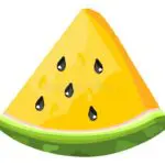 Yellow watermelon