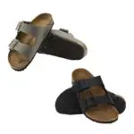 Birkenstock ტყავის სანდლები (ზომა: 41,42,43,44)/სანდალი(ფეხსაცმელი,ბასანოჩკი, ჩუსტი, ჩუსტები , სანდლები)