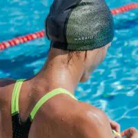 Aqua aerobics cloth cap with silicone coating/swimming cap/swimming caps/swimming cap NABAIJI - Image 5