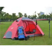 კარავი 2 ადგილიანი წყალგაუმტარი 3000 მმ/4000 მმ  DesertFox სალაშქრო საკემპინგო - Image 5