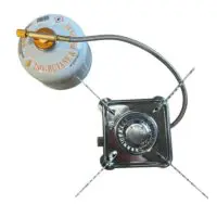 Газовая горелка с пьезподжигом на резьбовой газовый балон  В комплекте газовый баллон KOVEA KGF-0110 Портативные газовые горелки — изображение 3