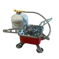 Газовая горелка с пьезподжигом на резьбовой газовый балон  В комплекте газовый баллон KOVEA KGF-0110 Портативные газовые горелки — изображение 2